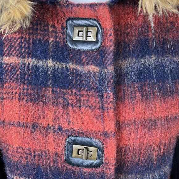 ELEVENSES Anthropologie Berwick Wool Blend Swing Coat Size Medium - Picture 5 of 10